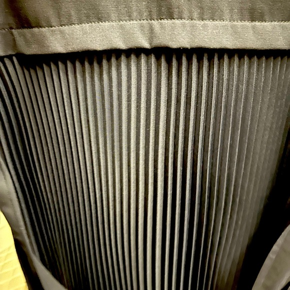 Sandro Pleat-Back Trench Coat nwt size 40 navy - Picture 8 of 8